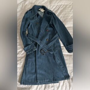 Jacket, trench coat.